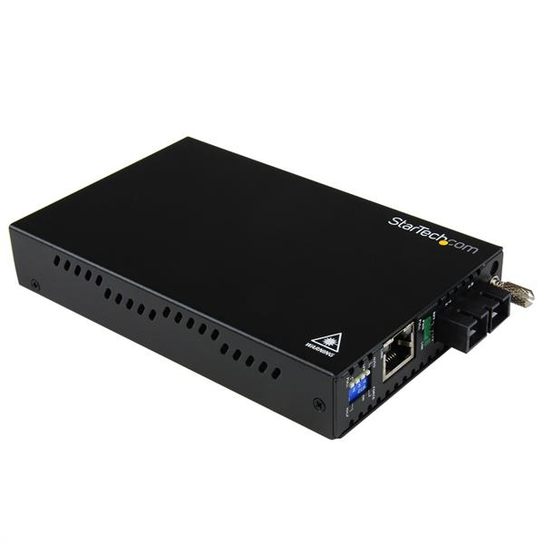 StarTech.com ET91000SC2 netværksomformer til medie 2000 Mbit/s 850 nm Multitilstand Sort