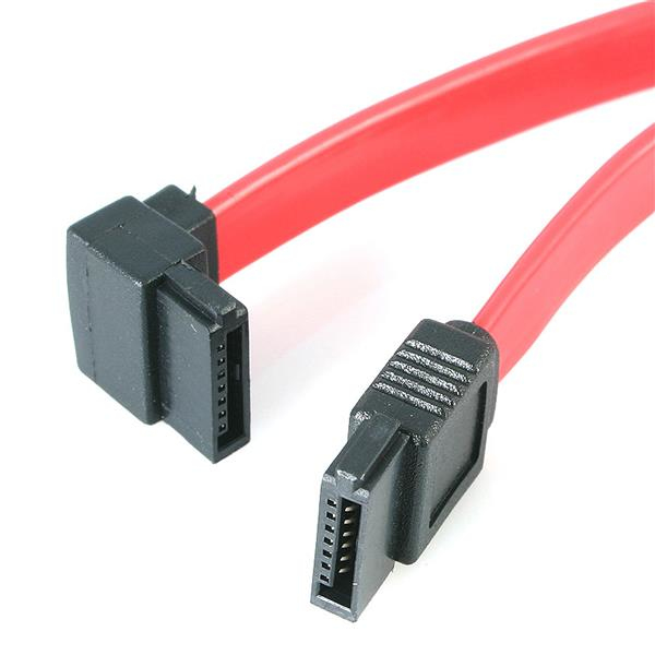 StarTech.com SATA12LA1 SATA-kablar 0,3048 m Röd