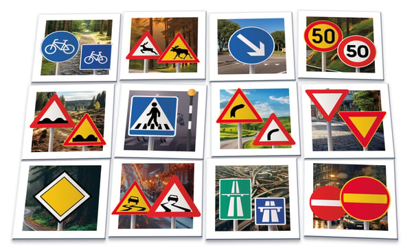 Tactic Memo Traffic Signs