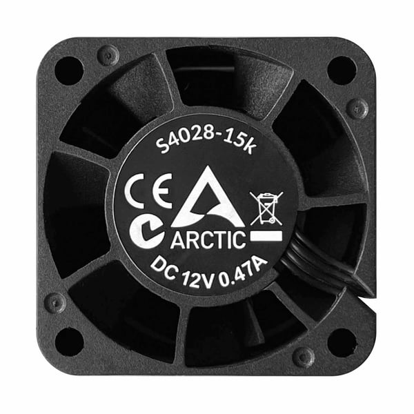 ARCTIC S4028-15K Datorväska Fan 4 cm Svart 1 styck
