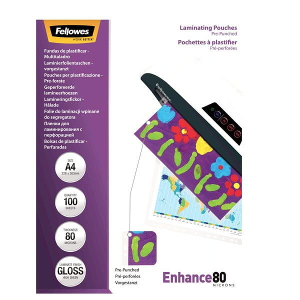 Fellowes 5452502 plastlomme 100 stk