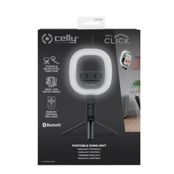 Celly CLICKRINGBTBK belysningsring LED