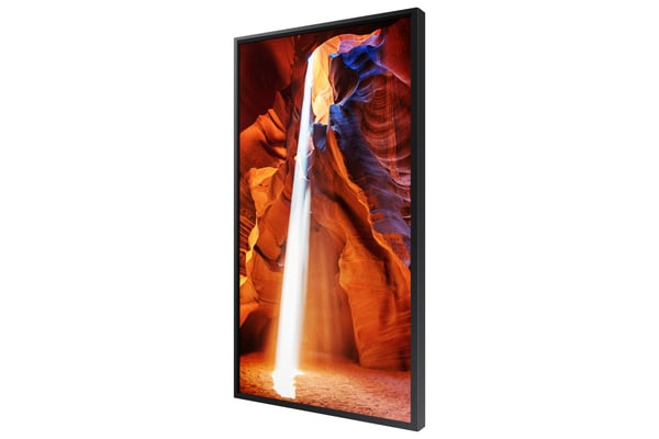 Samsung OM55N-S Platt skärm för digital skyltning 139,7 cm (55") LCD Wi-Fi 4000 cd/m² Full HD Svart Inbyggd processor Tizen 5.0