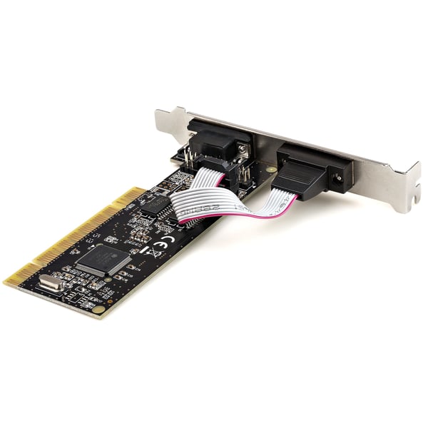 StarTech.com PCI seriellt parallellt kombokort med dubbla seriella RS232-portar (DB9) och 1x parallell LPT-port (DB25) - PCI kombo adapterkort - PCI-expansionskort kontroller - PCI till skrivarkort