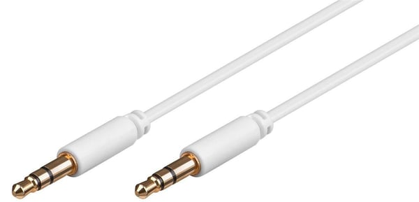 Microconnect AUDLL05W lydkabel 0,5 m 3.5mm Hvid