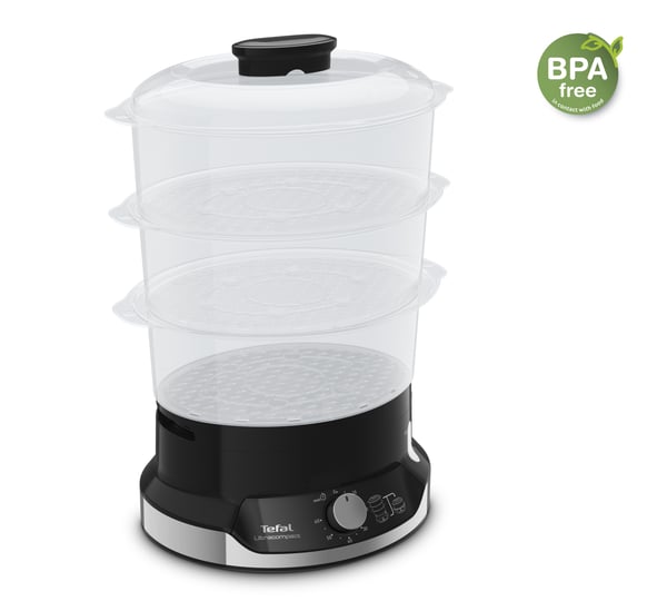 Tefal Ultracompact VC2048 höyrykeitin 3 kori(a) Vapaasti seisova 800 W Musta