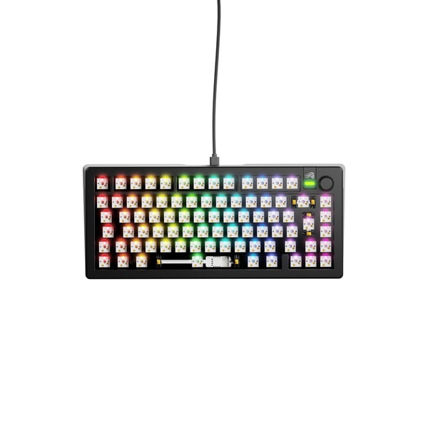 Glorious Gaming GMMK 3 75% Barebones tangentbord Spela USB Nej Svart