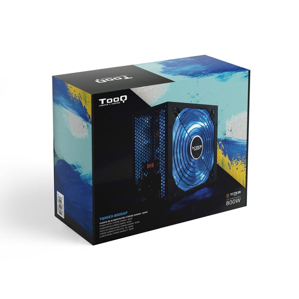 TooQ TQXGEII-800SAP virtalähdeyksikkö 800 W 20+4 pin ATX ATX Musta