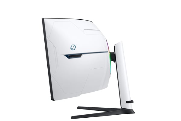 Samsung Odyssey Neo G9 S57CG954NU G95NC Series QLED-skärm Gaming böjd 144 cm 144,80 cm (57\") 7680 x 2160 Dual UHD @ 240 Hz VA 1000 cd/m² 2500:1 DisplayHDR 1 ms 3xHDMI DisplayPort Svart vit [Ene