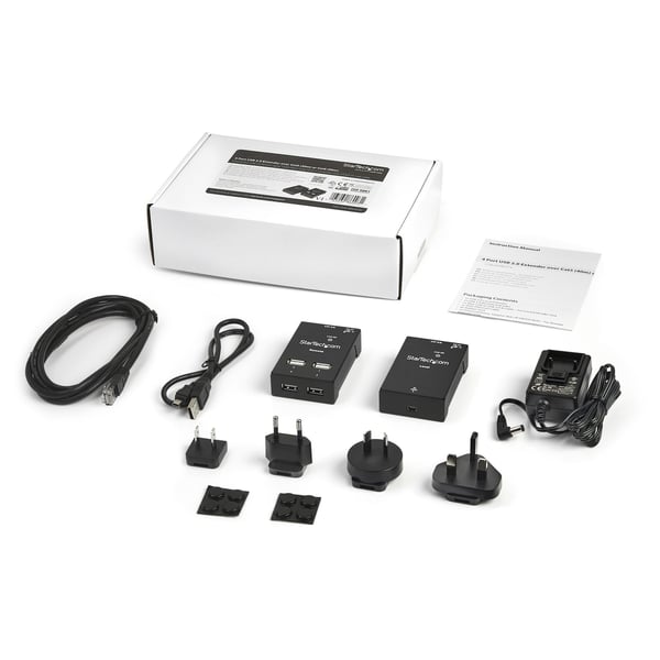 StarTech.com USB2004EXTV konsoludbygning Konsol sender & modtager 480 Mbit/s