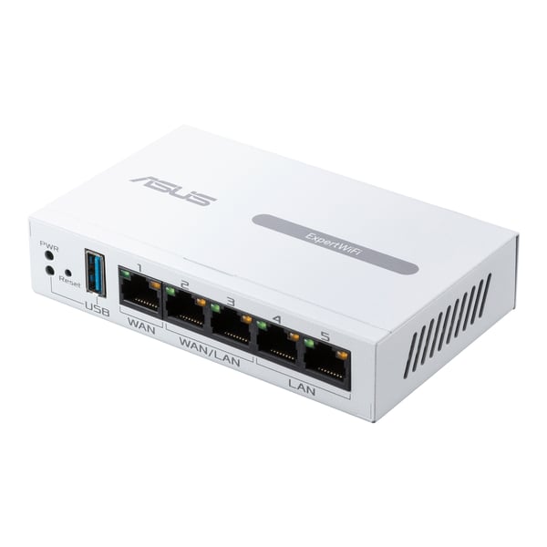 ASUS ExpertWiFi EBG15 kabelansluten router Gigabit Ethernet Vit ASUS ExpertWiFi EBG15 kabelansluten router Gigabit Ethernet Vit