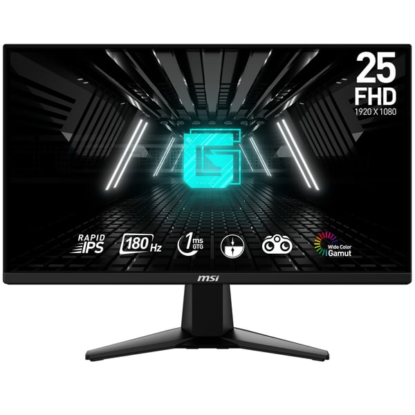MSI G255F platta pc-skärmar 62,2 cm (24.5") 1920 x 1080 pixlar Full HD LCD Svart