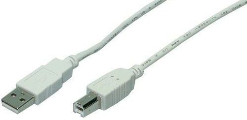 LogiLink 3m USB 2.0 USB-kabel USB A USB B 0,48 Gbit/sek. Grå