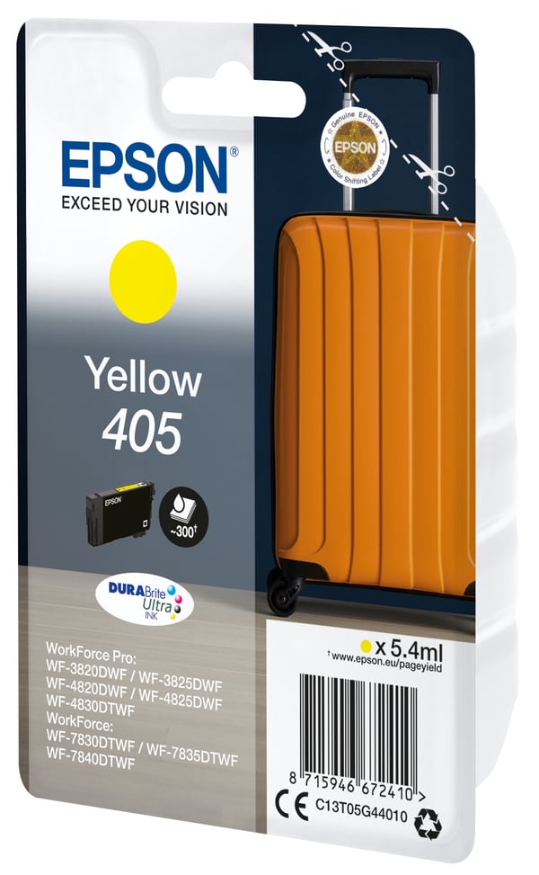 Epson blæk Kuffert 405 Enkelt, gul