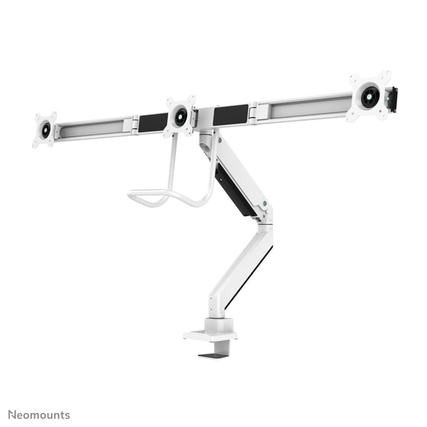 Neomounts NM-D775DX3WHITE skærmbeslag og -stativer 68,6 cm (27") Skrivebord Hvid