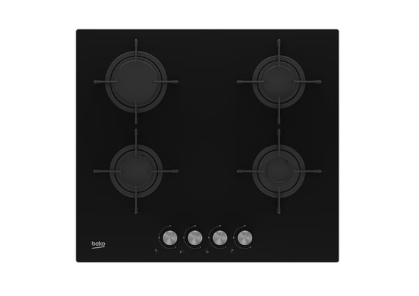 Beko HILG 64220 S kogeplade Sort Indbygget Gaskomfur 4 zone(s)