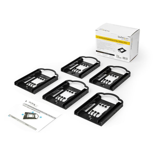 StarTech.com BRACKET125PTP drive bay panel 8,89 cm (3.5") Bærerpanel Sort