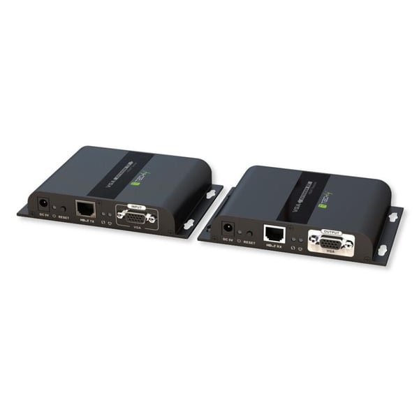 TECHly VGA HDbitT Extender med IR 3D over Cat.6 kabel op til 120m