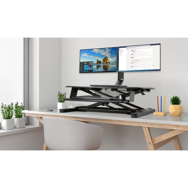 Kensington SmartFit pladsbesparende, dobbelte monitor arme
