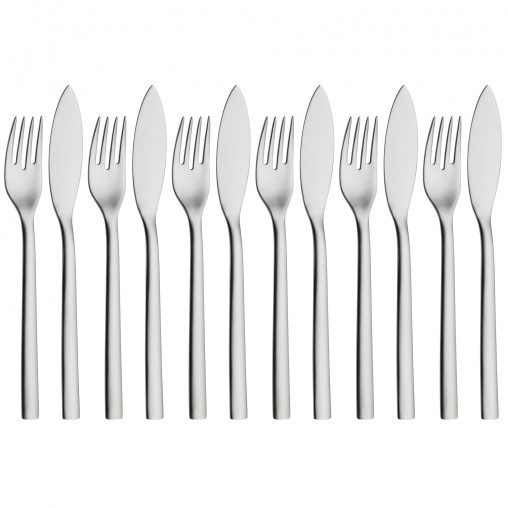 WMF 1291506046 bestiksæt 12 stk Rustfrit stål