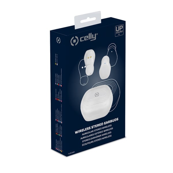 Celly FLIP2 Kuulokkeet True Wireless Stereo (TWS) In-ear Puhelut/Musiikki USB Type-C Bluetooth Valkoinen