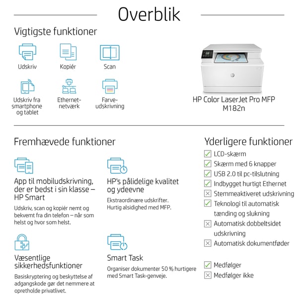 HP Color LaserJet Pro MFP M182n
