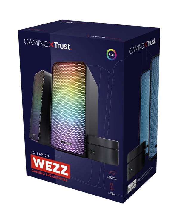 Trust GXT 611 Wezz mikrofonset 6 W PC / bärbar dator Svart 2.0 kanaler 3 W