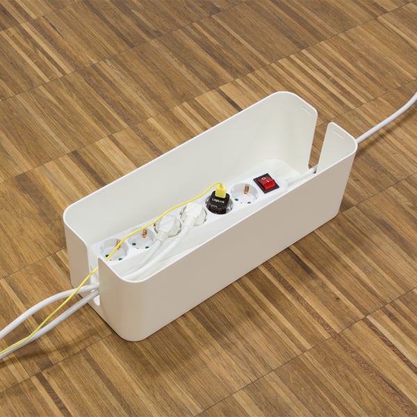 LogiLink KAB0063 kabelorganisator Kabelboks Hvid 1 stk