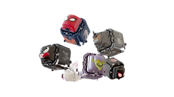BOTI Marvel Spiderman Battle Cube Spider-Gwen vs Green Goblin 2 Pack Kick spil