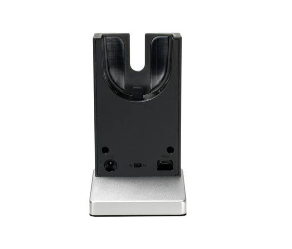 Logitech H820e Headset Trådlös Huvudband Kontor/callcenter Laddningsställ Svart
