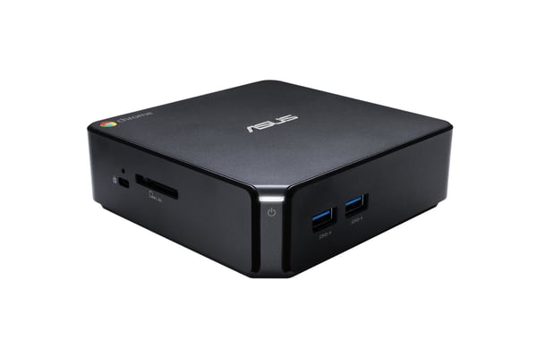 ASUS Chromebox CHROMEBOX3-G213U Intel® Core™ i7 i7-8550U 4 GB DDR3L-SDRAM 32 GB SSD ChromeOS Mini PC Mini-PC Svart