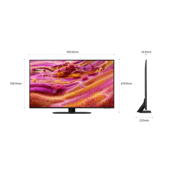 Samsung QE43QN90FAT 109,2 cm (43") 4K Ultra HD Smart TV Wi-Fi Sort