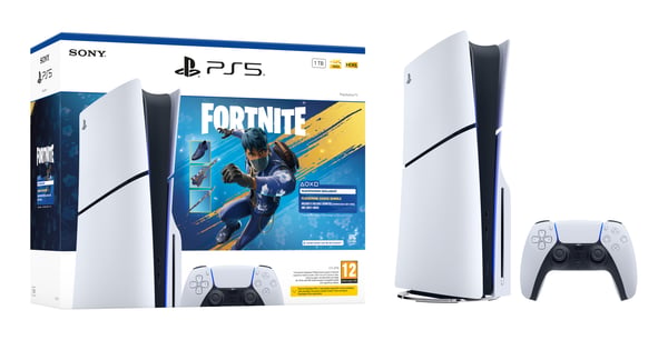 Sony Interactive Entertainment PlayStation 5 1 TB Wi-Fi Sort, Hvid