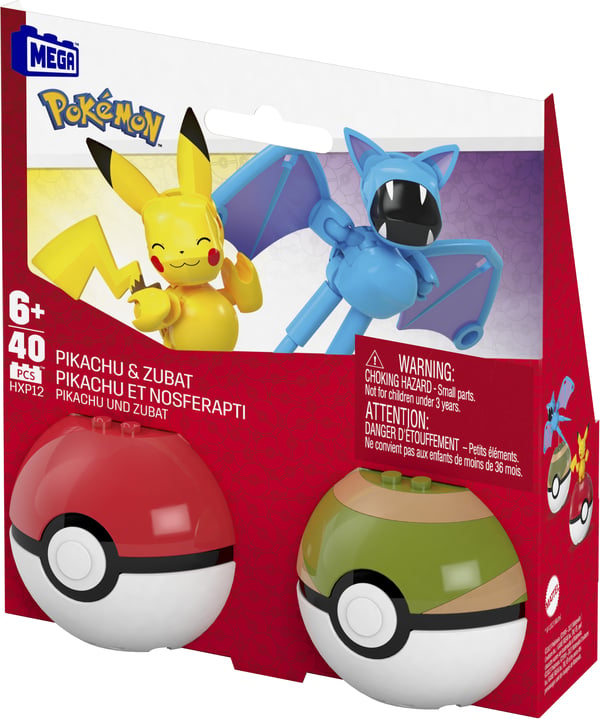 MEGA Pokémon Pikachu & Zubat