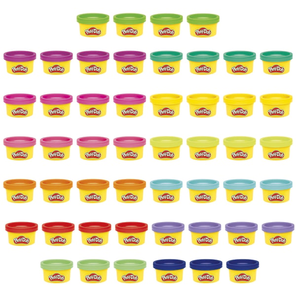 Play-Doh Rainbow Favors pakke med 50 stk.