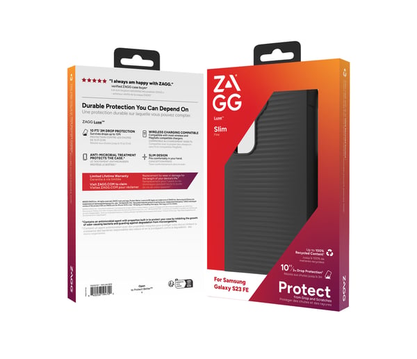 ZAGG Luxe matkapuhelimen suojakotelo 16,3 cm (6.4") Suojus Musta