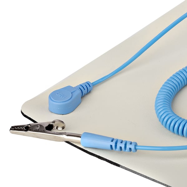 StarTech.com LG-ANTI-STATIC-MAT antistatisk måtte Beige Polyvinylchlorid (PVC) 1 stk