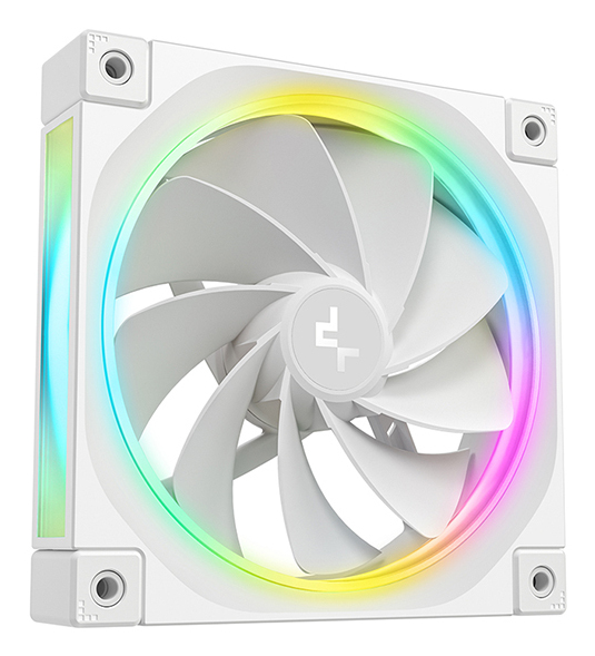 DeepCool FL12R WH-3 IN 1 Tietokonekotelo Tuuletin 12 cm Valkoinen 3 kpl