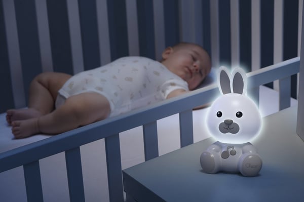 Chicco First Dreams Bunny Dreamlight babynattlampor Fristående Vit LED