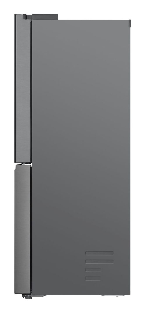 LG InstaView GMK961PY5E side-by-side køle-fryseskab Fritstående 646 L Sølv