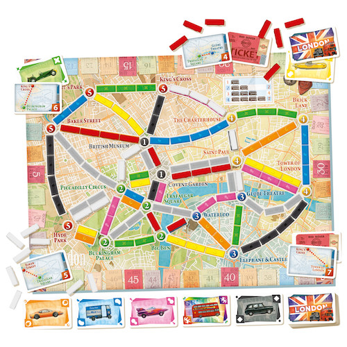 Asmodee Ticket to Ride: London Brädspel Familj