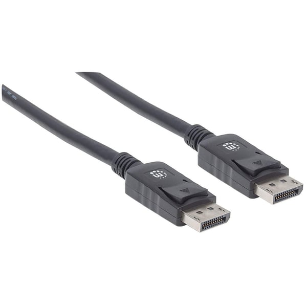 Manhattan 306935 DisplayPort kabel 1 m Sort