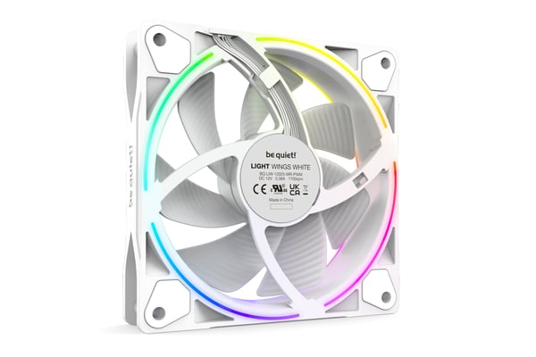 be quiet! Light Wings White | 120mm PWM Triple Pack Tietokonekotelo Tuuletin 12 cm Valkoinen 3 kpl