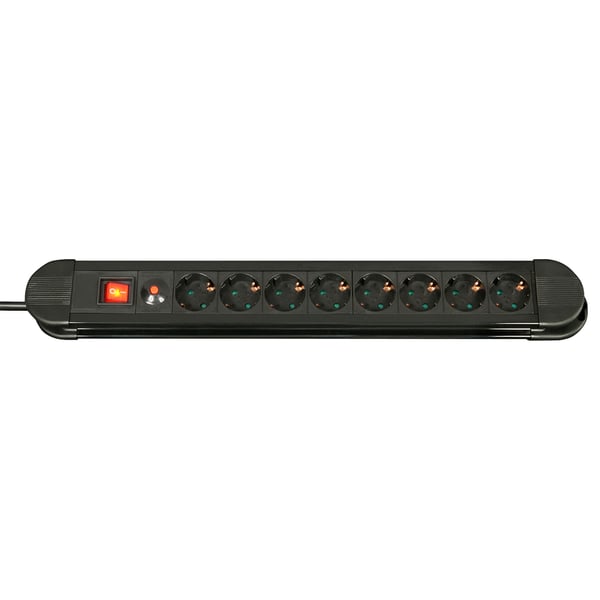 Lindy 73104 stikdåse 8 AC stikkontakt(er) Indendørs Sort