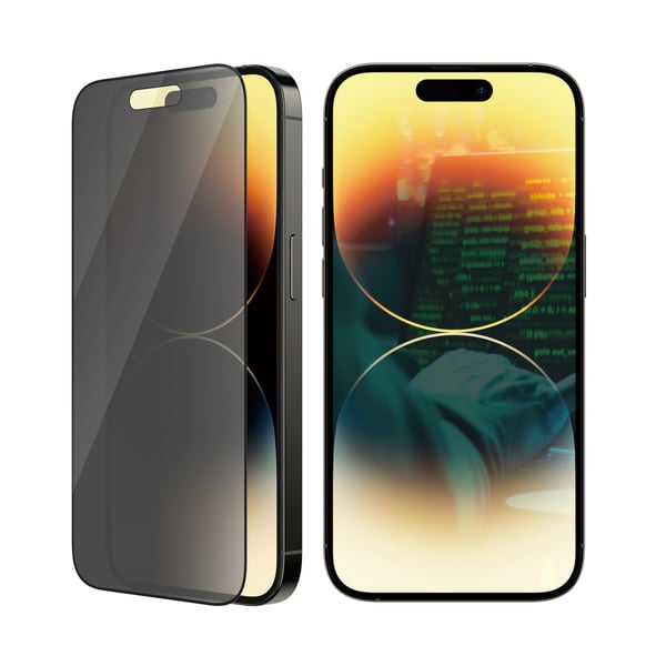 PanzerGlass ® Privacy Screen Protector iPhone 14 Pro | Ultra-Wide Fit w. EasyAligner Genomskinligt skärmskydd Apple 1 styck