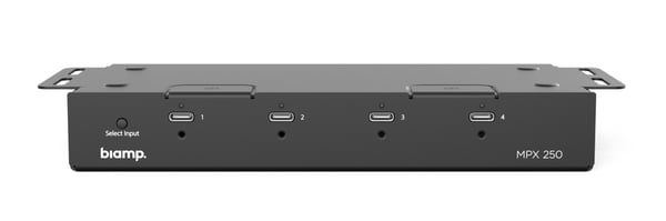 Biamp EasyConnect MPX 250 USB 3.2 Gen 2 (3.1 Gen 2) Type-C 10000 Mbit/s Svart