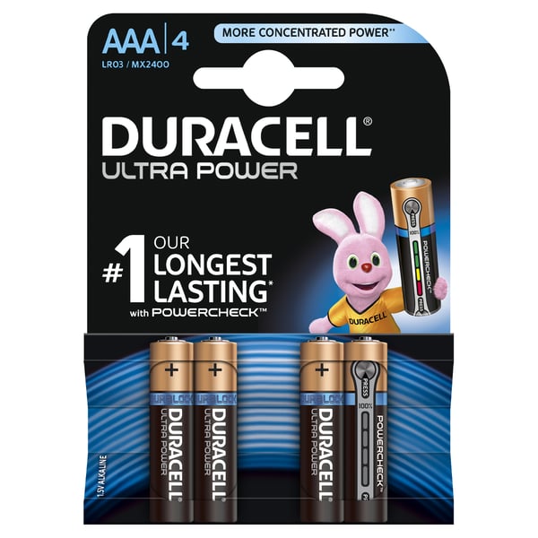 Duracell Ultra Power Kertakäyttöinen akku AAA Alkali