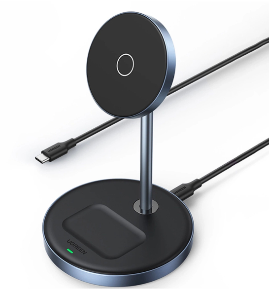 Ugreen Mobiltelefon, Hovedtelefoner Sort USB Trådløs opladning Hurtig opladning Indendørs