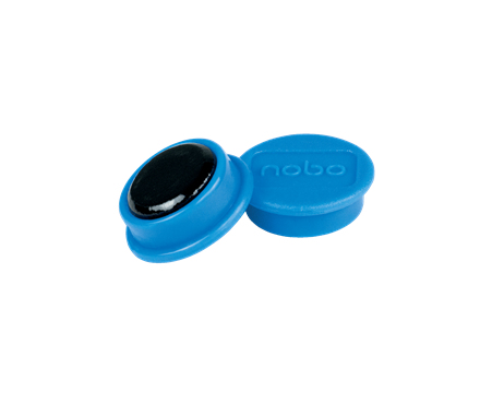 Nobo magnetiske whiteboardmagneter, pakke med 10 stk. 24 mm farvede magneter