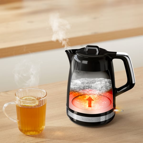 Tefal Soleil KO3558E0 vedenkeitin 1,7 L 2400 W Musta